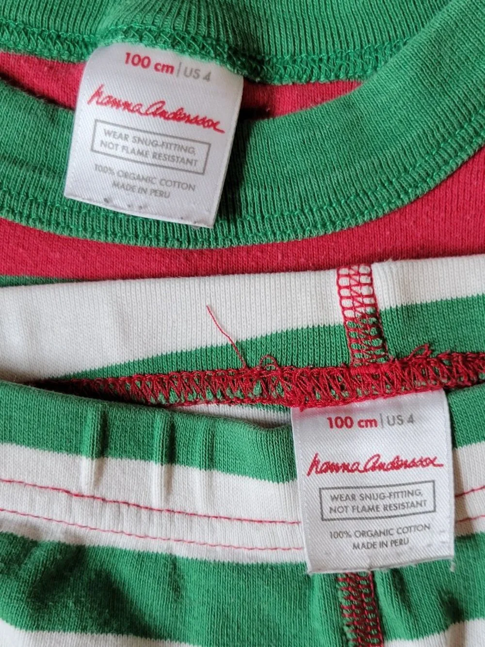 Hanna Andersson 4T 100 Christmas Pajamas